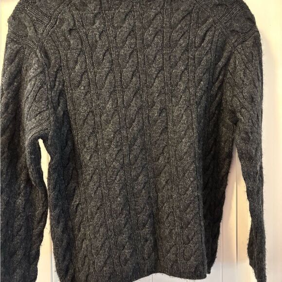 Vince Women’s Wool Blend Twisted Cable Crewneck Sweater Size Small - Picture 4 of 8